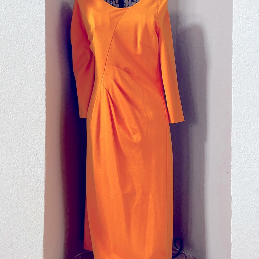 Escada Sunflower Gold Dress